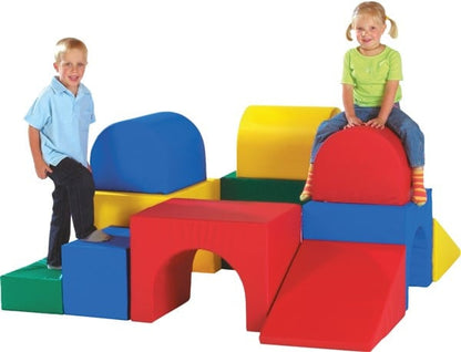 Soft Play Building Blocks Labyrinth 14-piece, multiple colors available!