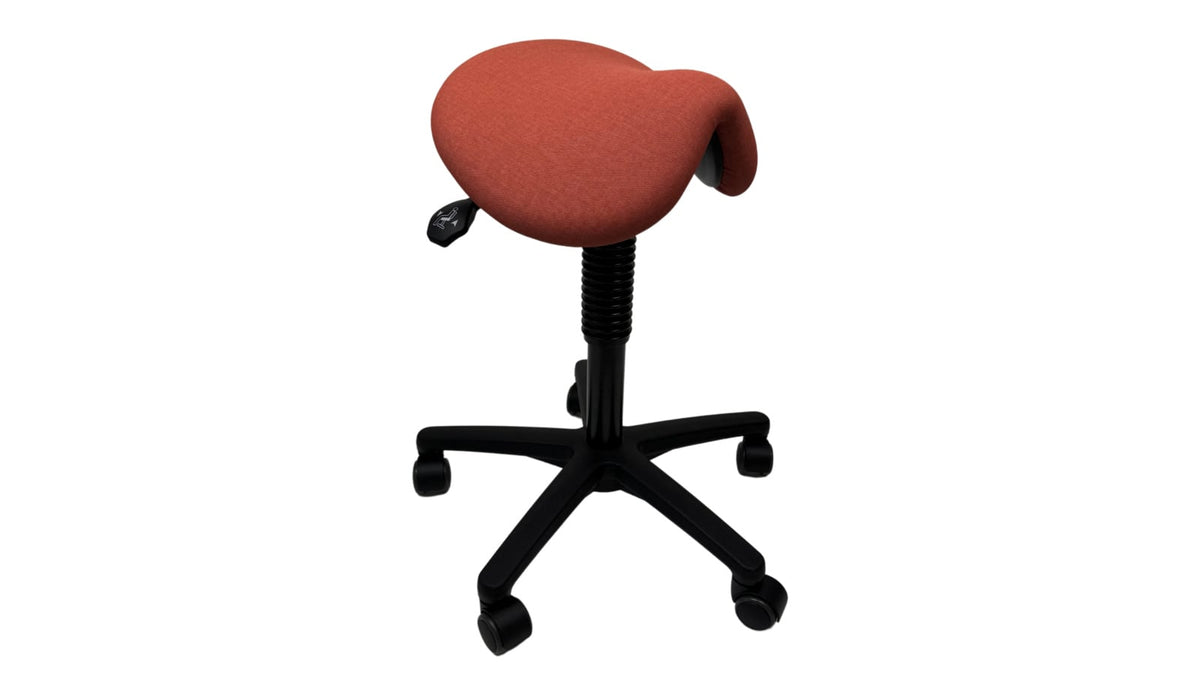 # Saddle Chair Levi upholstered in luxurious artificial leather