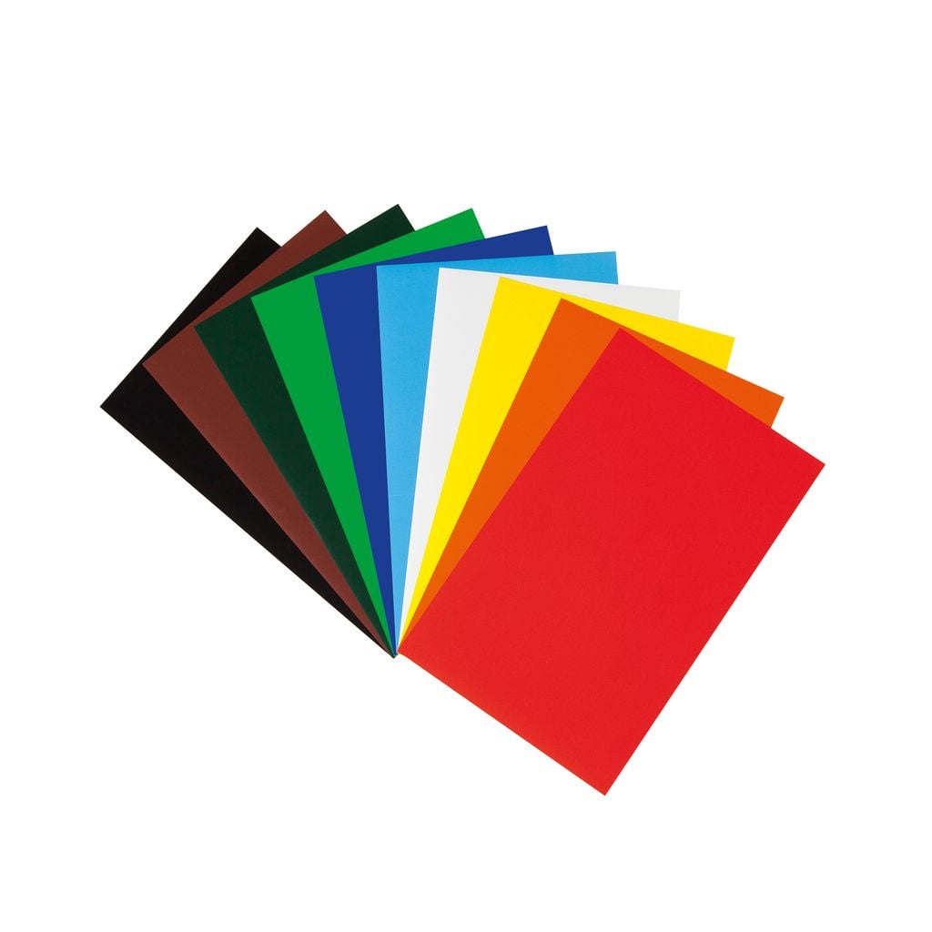 Seat paper, 10-color assortment