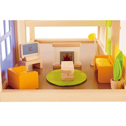 Television room set dolls house