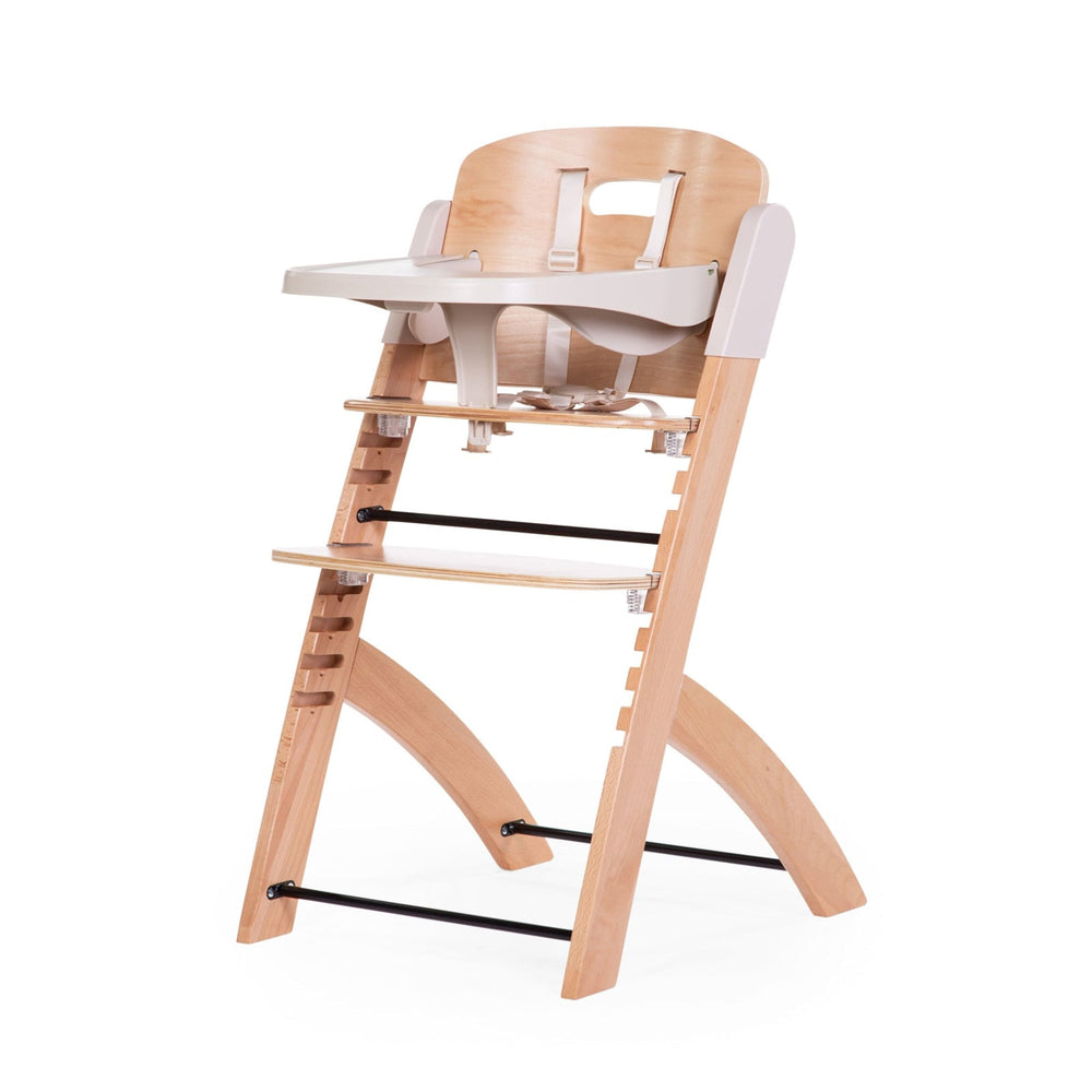 Evosit high chair including tray