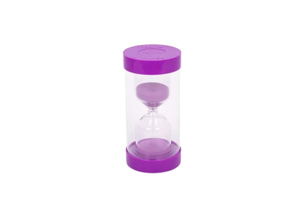 Tickit giant sand timer, 15 minutes, purple