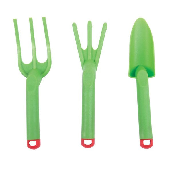 Plastic garden tools, set of 3