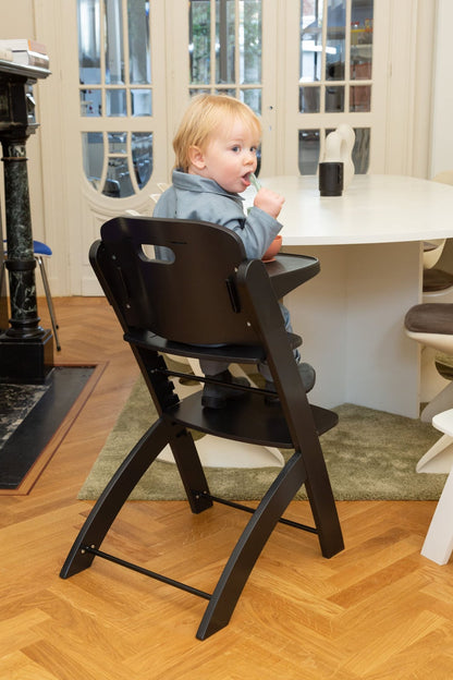 Evosit high chair including tray