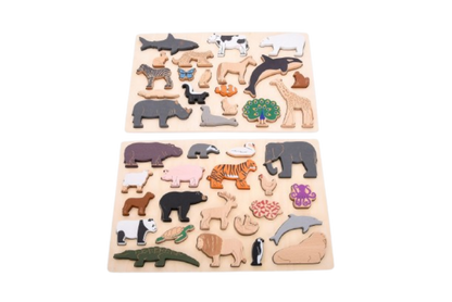 Tickit Puzzel Dierenrijk, 42-delig
