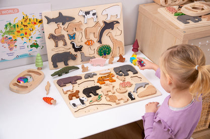 Tickit Puzzel Dierenrijk, 42-delig