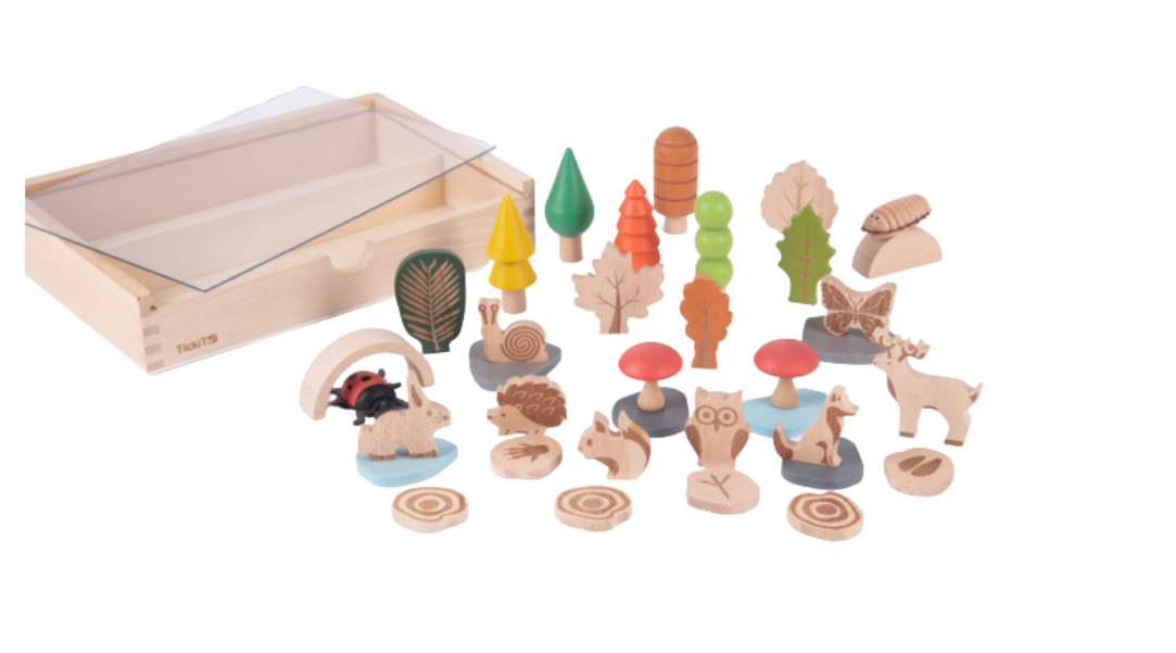 Tickit prachtige houten speelset het Bos, 37-delig