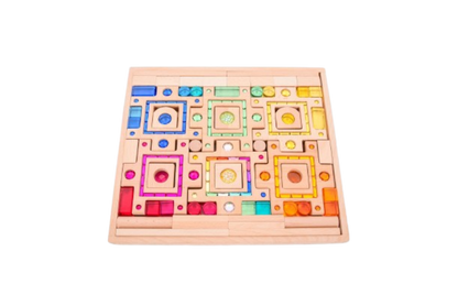 Tickit Puzzel blokken, 58-delig + opbergbak