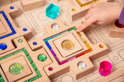 Tickit Puzzel blokken, 58-delig + opbergbak