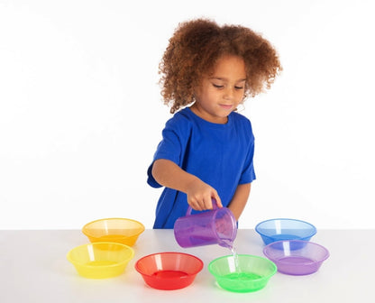 Tickit Translucent Colour Sorting Bowls, Set of 6
