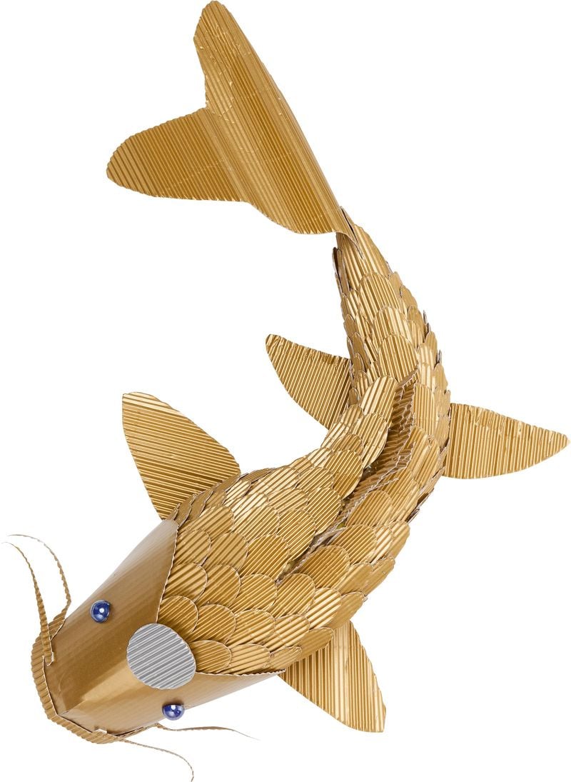 Golfkarton, 35 x 50 cm, 10 vel, goud en zilver