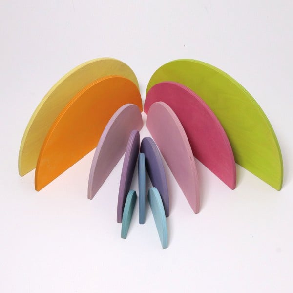 Grimms halve cirkels pastel kleurig