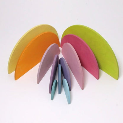 Grimms halve cirkels pastel kleurig