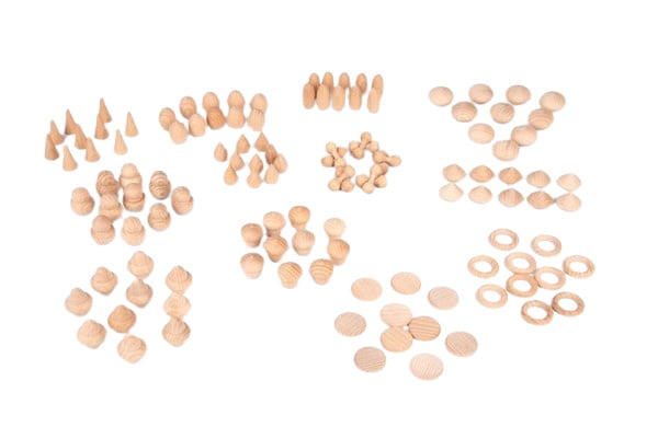 Tickit loose Parts set 120 delig naturel