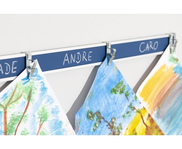 Aluminium wandlijst magnetisch per meter