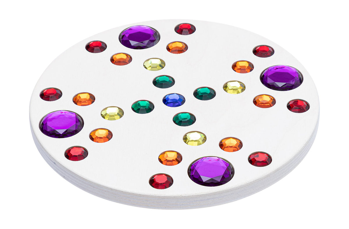 Glinsterende tol met diamanten