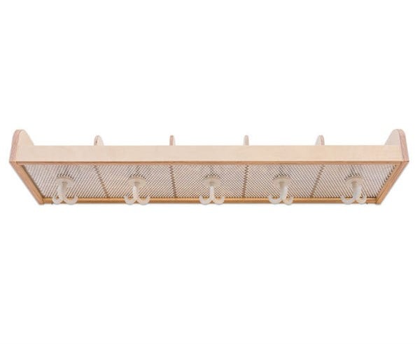 # Coat rack with low compartments