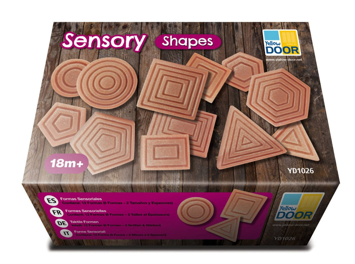 Sensory play stones, Tactile shapes
