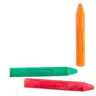 Primo Supersoft Triangular Crayons, set of 12 assorted.