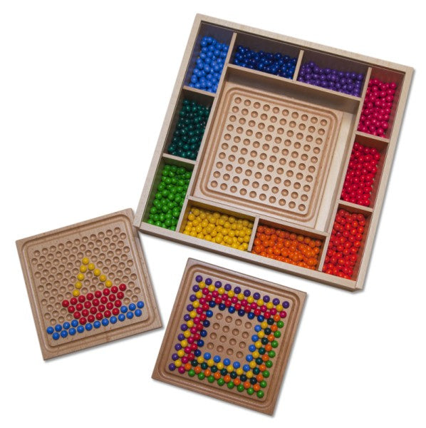 Box with mother-of-pearl inlay boards