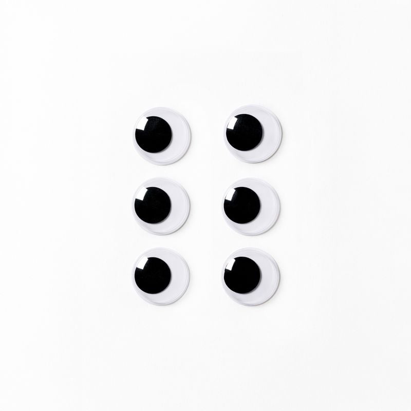 Wiebeloogjes/wiebelogen, doorsnee 30 mm, 6 stuks