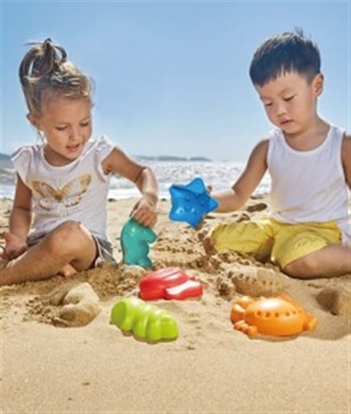 Sand moulds sea creatures, set of 5