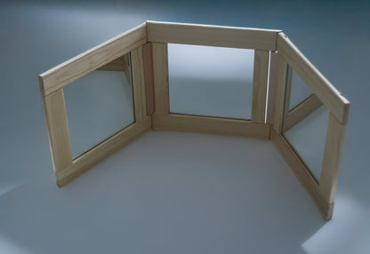 Table triptych mirror