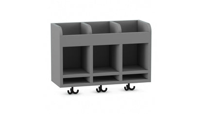 Large wardrobe with hooks