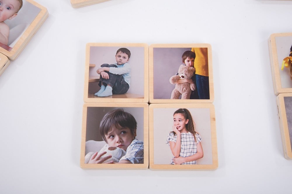 Tickit My Emotions - Wooden Tiles, set of 18