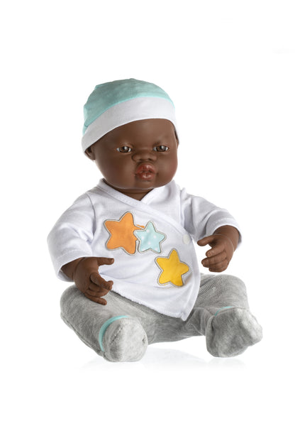 African boy doll, 40 cm