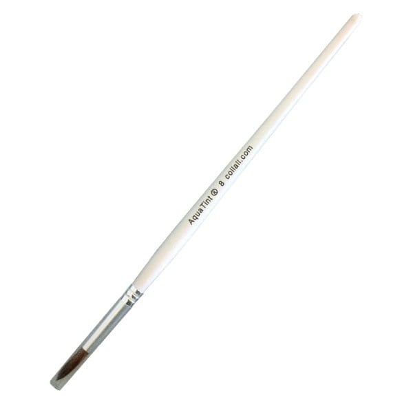 Brushes round no. 8 handle 20 cm, 12 pieces