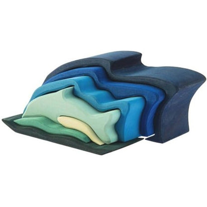 Houten bouwset dolfijn