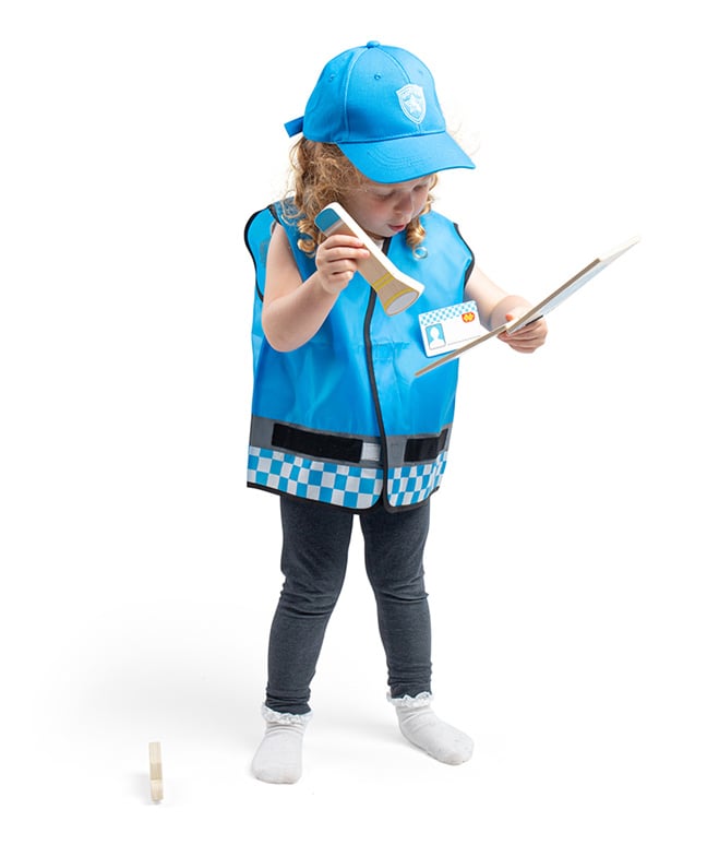 Police officer costume including cap