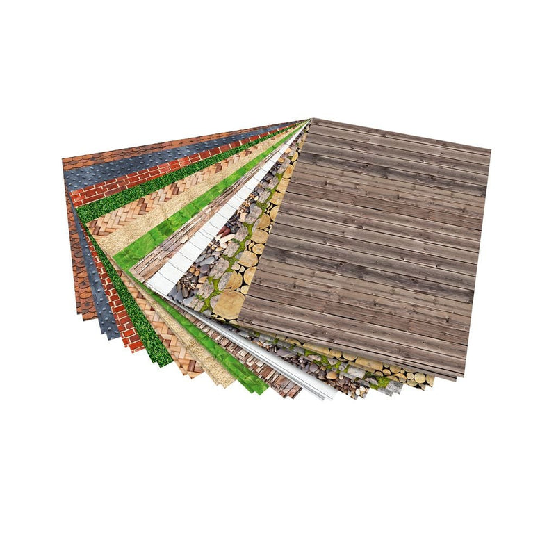 Motiefblok met 13 verschillende motieven
