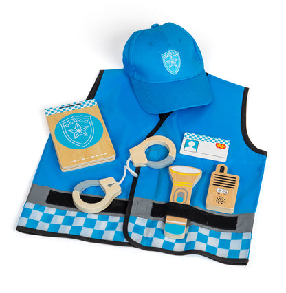 Police officer costume including cap