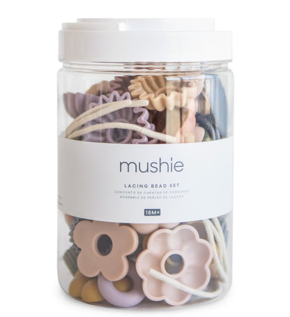 Mushie Flower Bead Lacing Play Set