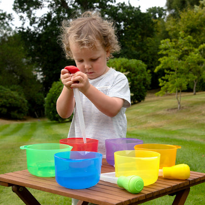 Tickit Translucent Colour Jugs, Set of 6