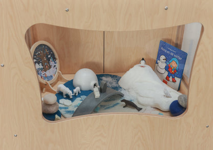 Organisch gevormde Thema-kijkkast, decor
