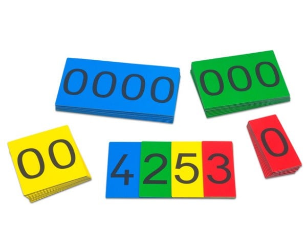 MAB magnetic number cards 1-9000