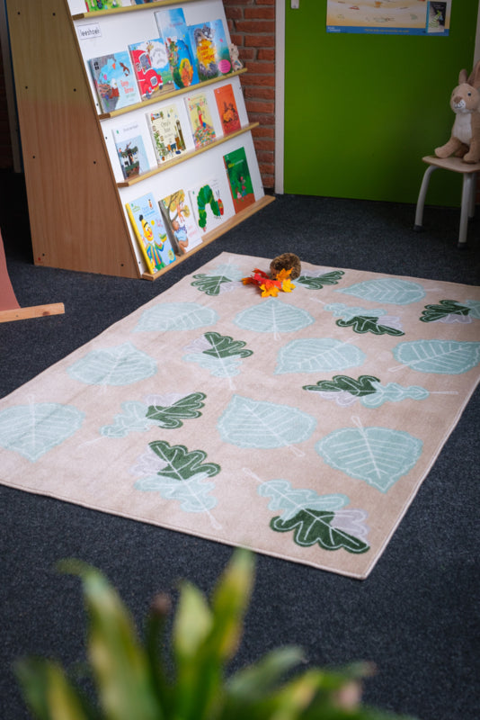 Speeltapijt Groot Leafs Natural 180 x 257 cm