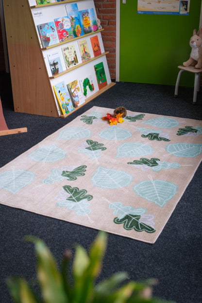 Speeltapijt Groot Leafs Natural 180 x 257 cm