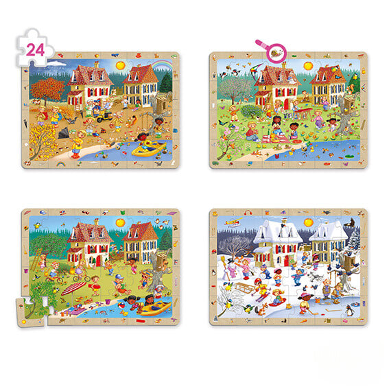 Observation puzzle set The 4 Seasons (4 units)