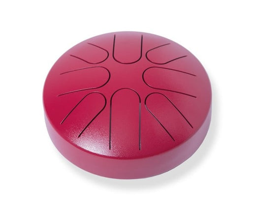 Steel tongue drum mini red