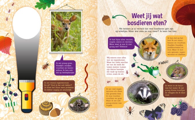 # Zaklampboek Speuren in het bos