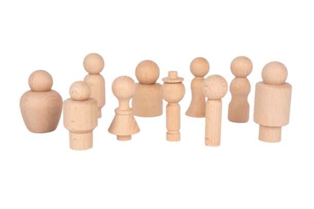 Tickit houten samenlevings poppetjes