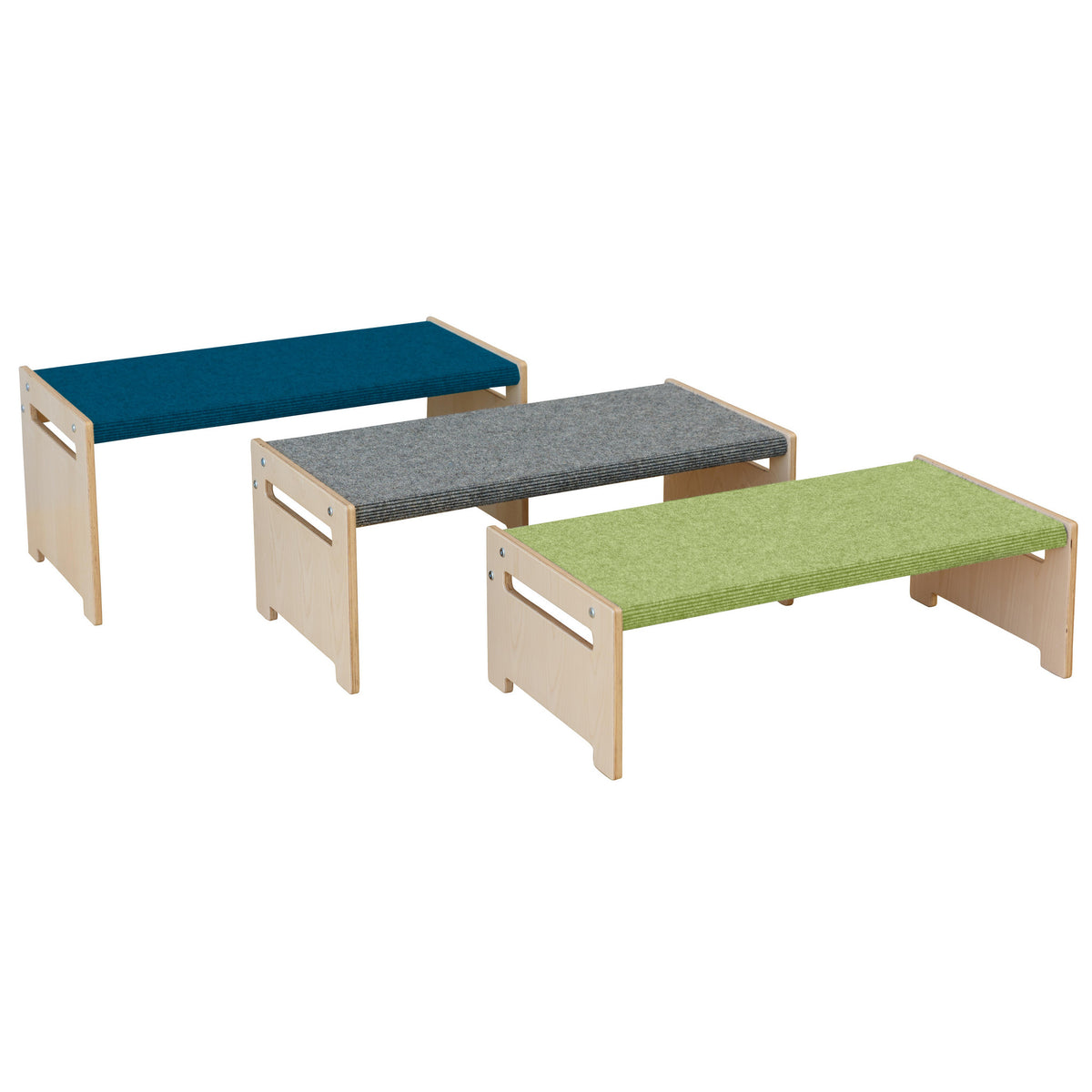 EduCasa rectangular bench, tretford upholstery