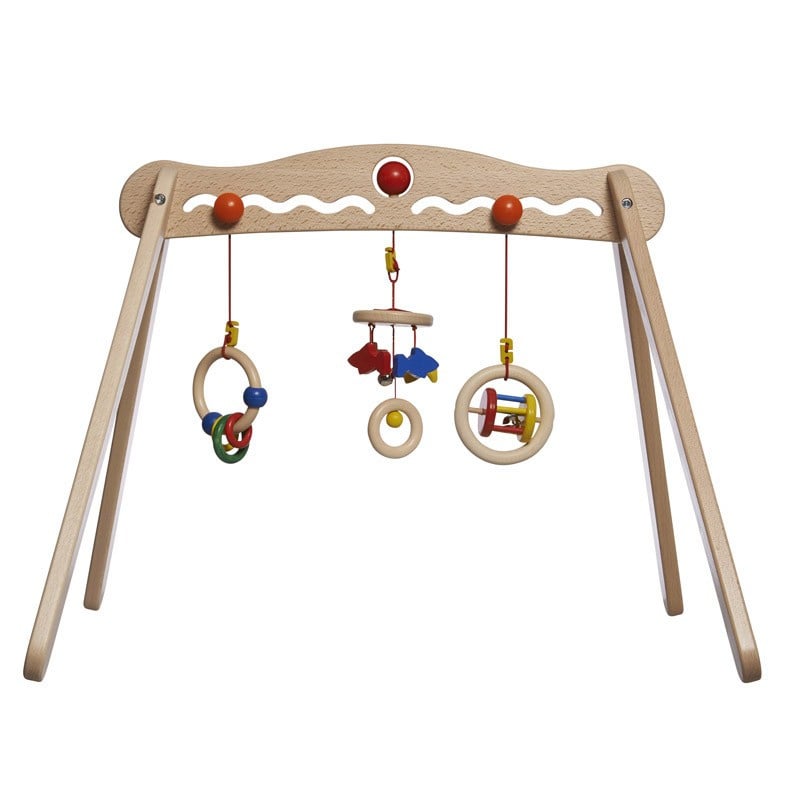 Wooden baby gym