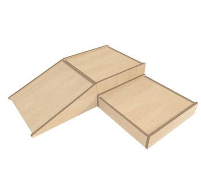 Climbing block/crawl box slide