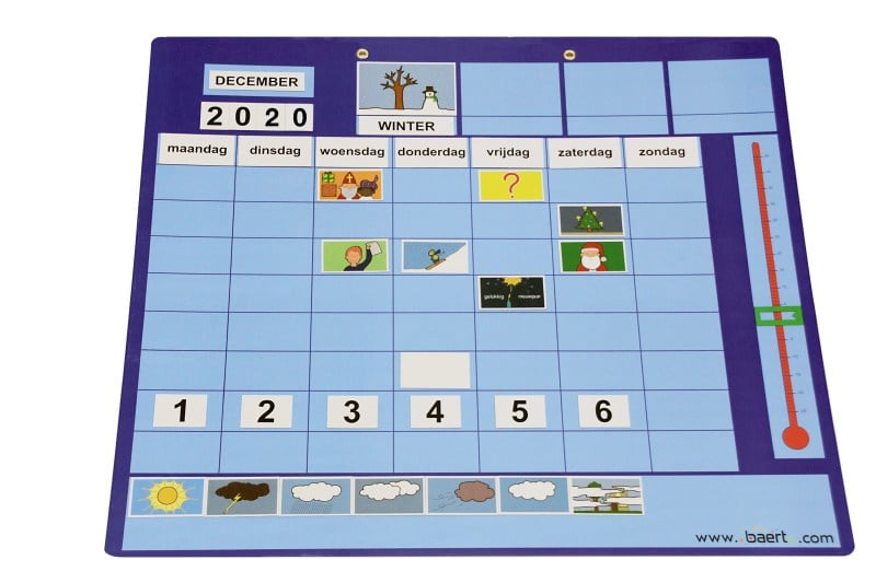 Magnetic calendar