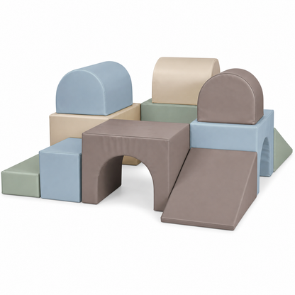 Soft Play Building Blocks Labyrinth 14-piece, multiple colors available!